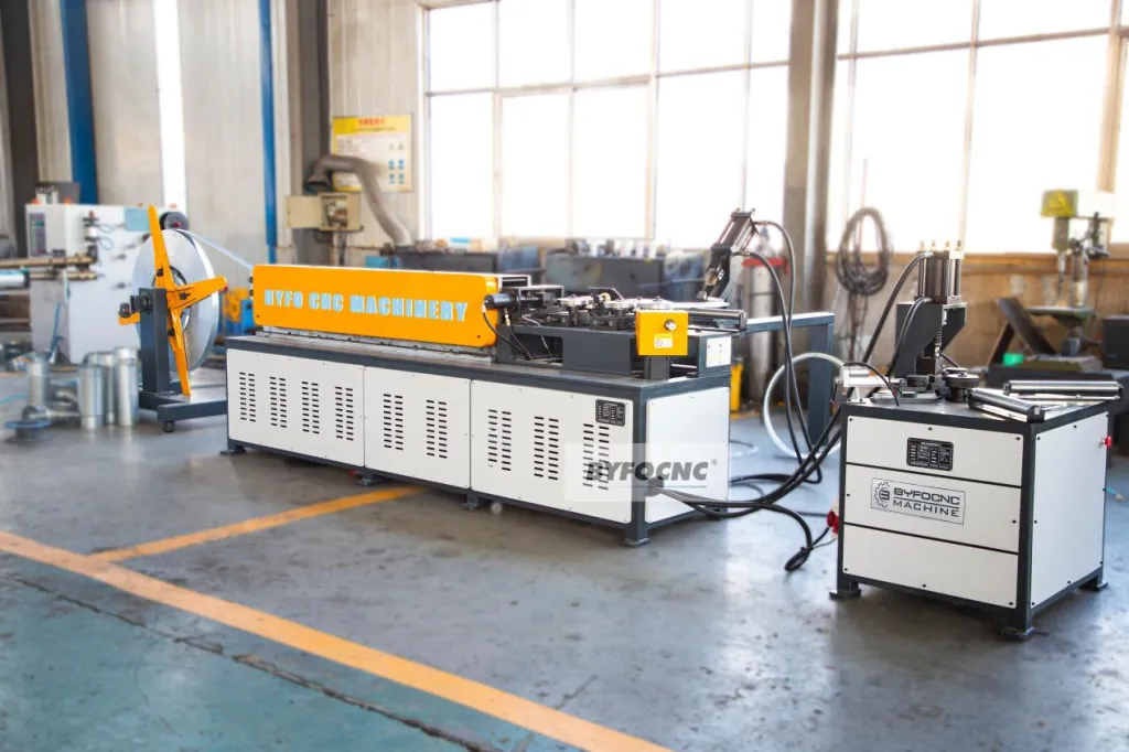 Round Flange Forming Machine - Air Duct Machine Manufacturer-BYFOCNC